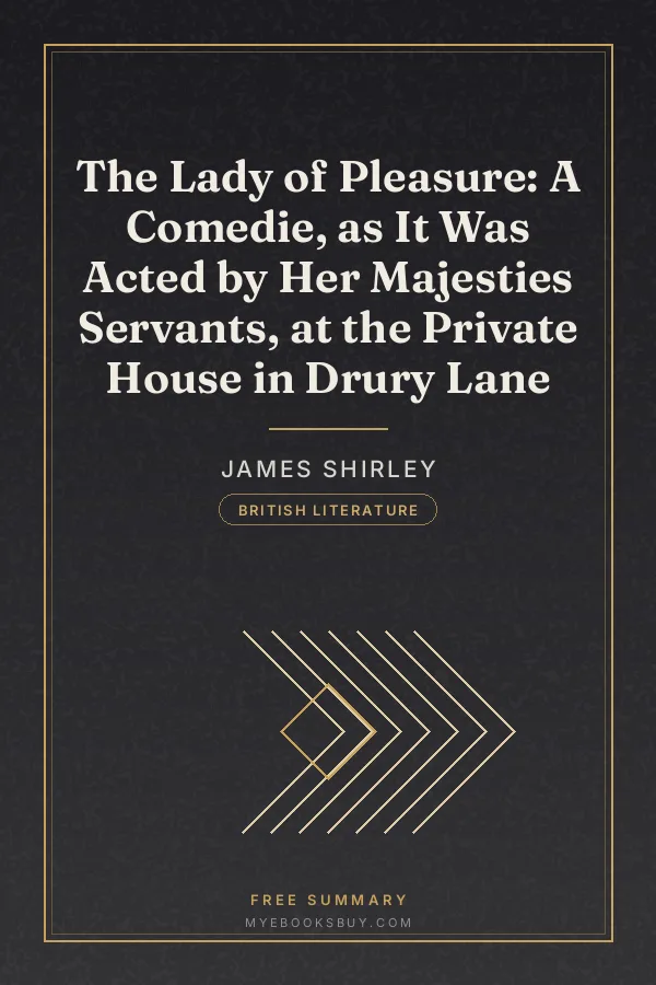 Cover of The Lady of Pleasure: A Comedie, as It Was Acted by Her Majesties Servants, at the Private House in Drury Lane