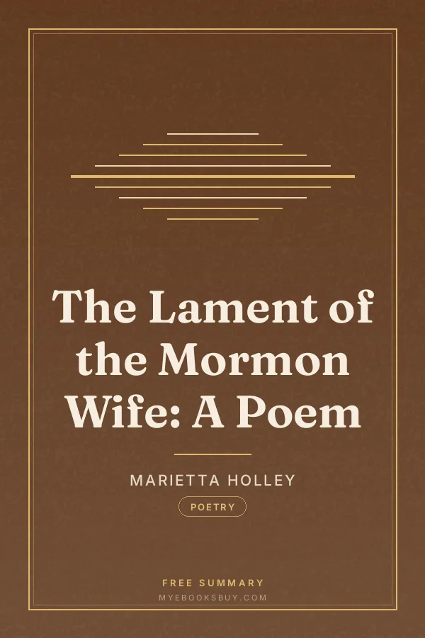 Cover of The Lament of the Mormon Wife: A Poem