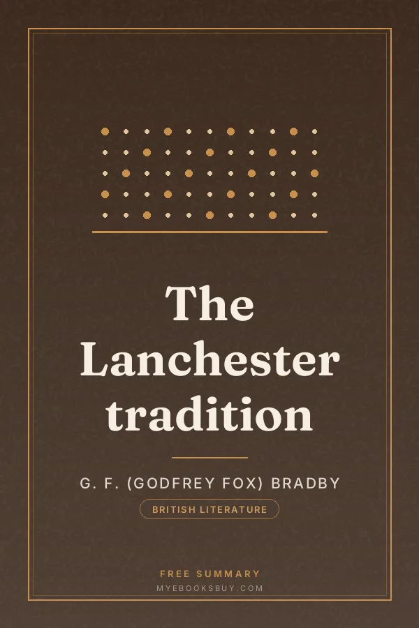 Cover of The Lanchester tradition