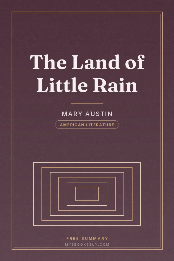 Cover of The Land of Little Rain