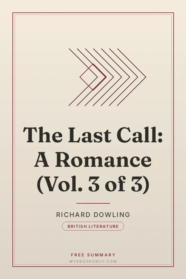 Cover of The Last Call: A Romance (Vol. 3 of 3)