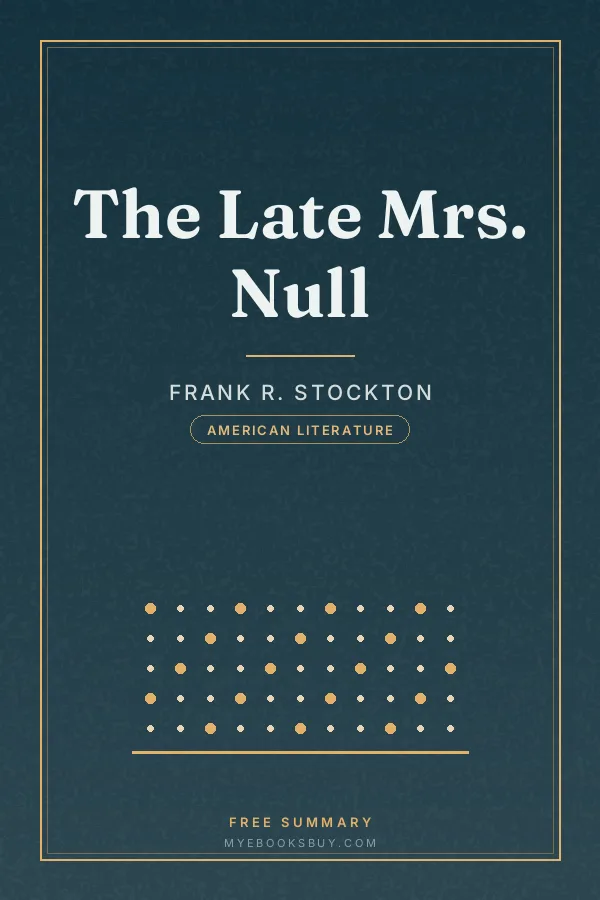 Cover of The Late Mrs. Null