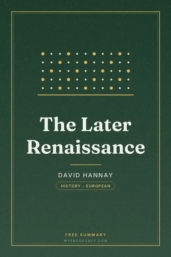 Cover of The Later Renaissance