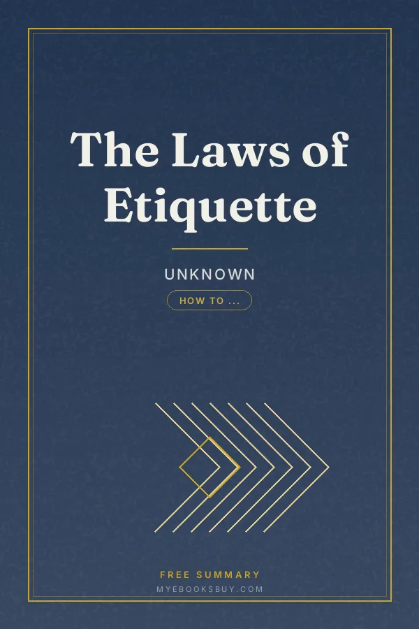 Cover of The Laws of Etiquette
