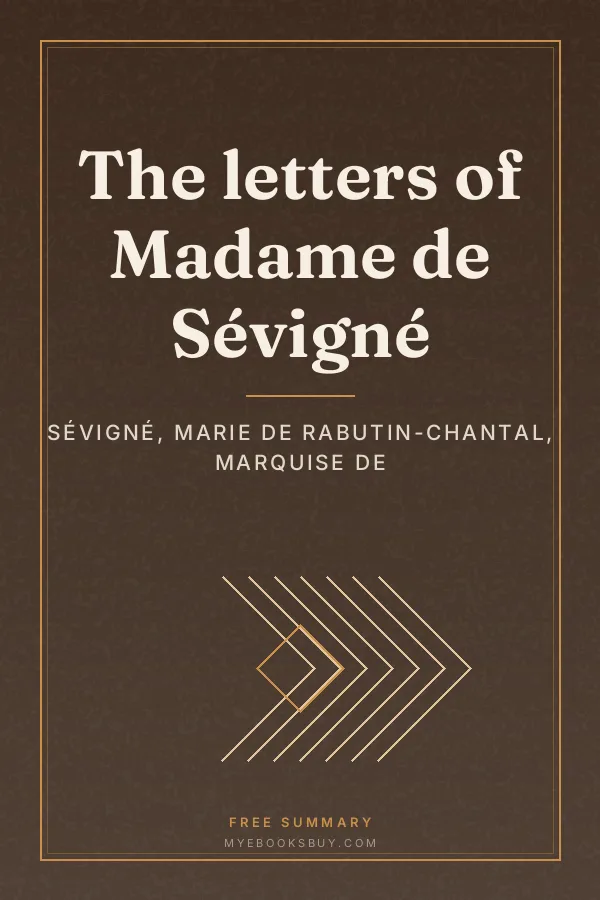 Cover of The letters of Madame de Sévigné