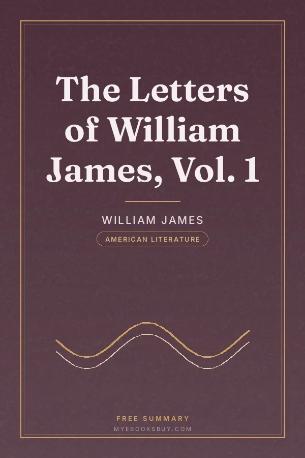 Cover of The Letters of William James, Vol. 1