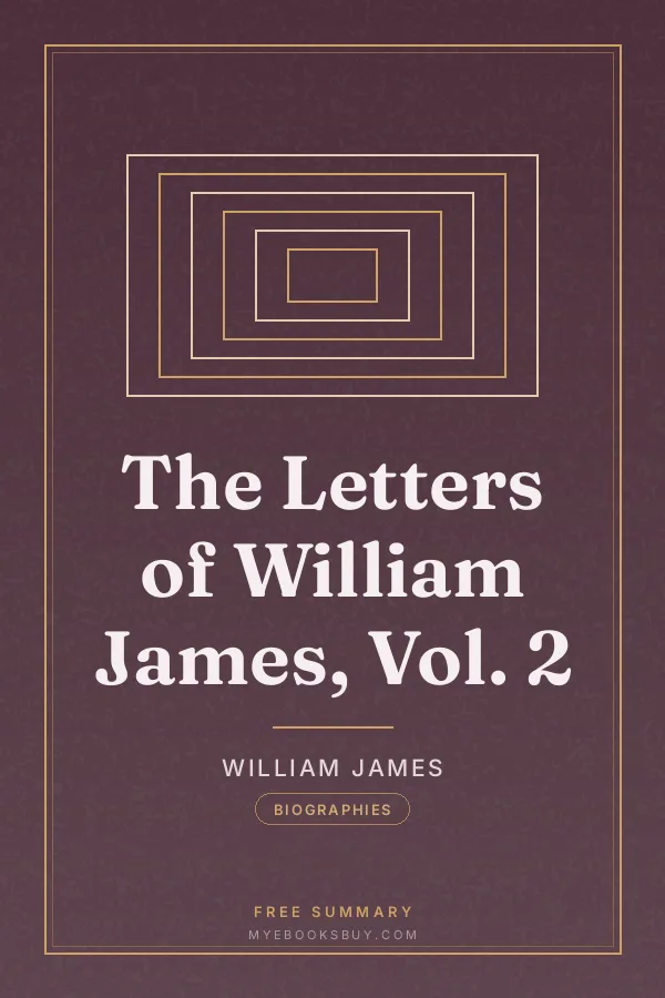Cover of The Letters of William James, Vol. 2