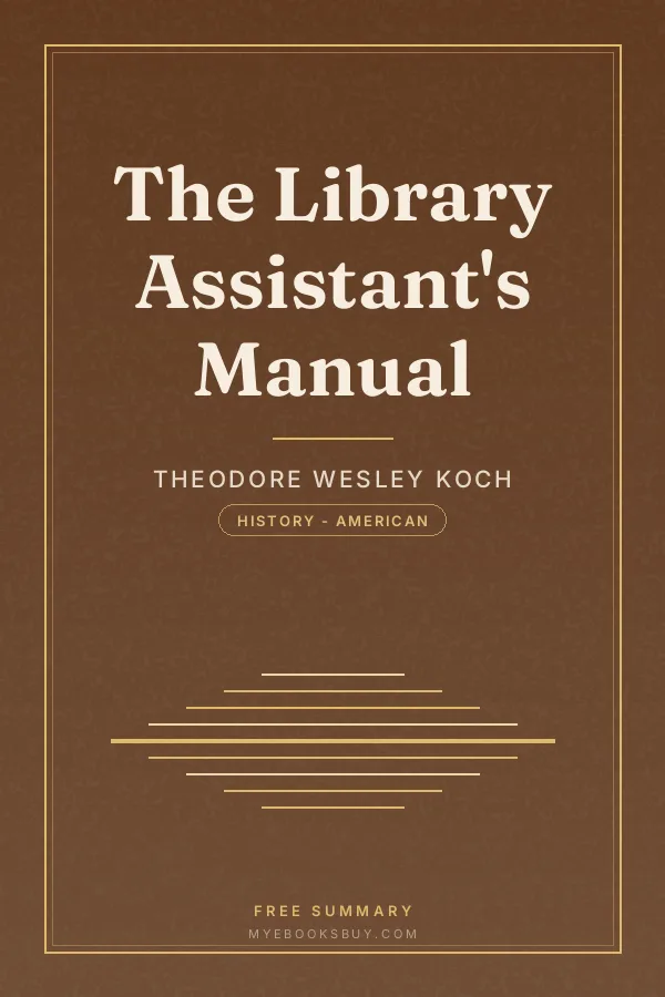 Cover of The Library Assistant's Manual