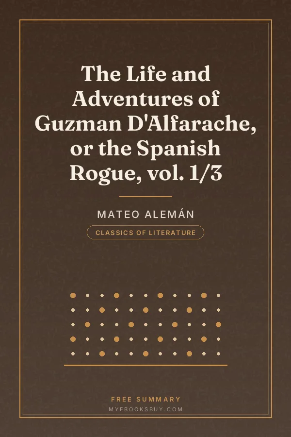 Cover of The Life and Adventures of Guzman D'Alfarache, or the Spanish Rogue, vol. 1/3