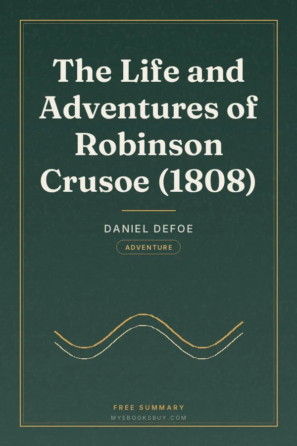 Cover of The Life and Adventures of Robinson Crusoe (1808)