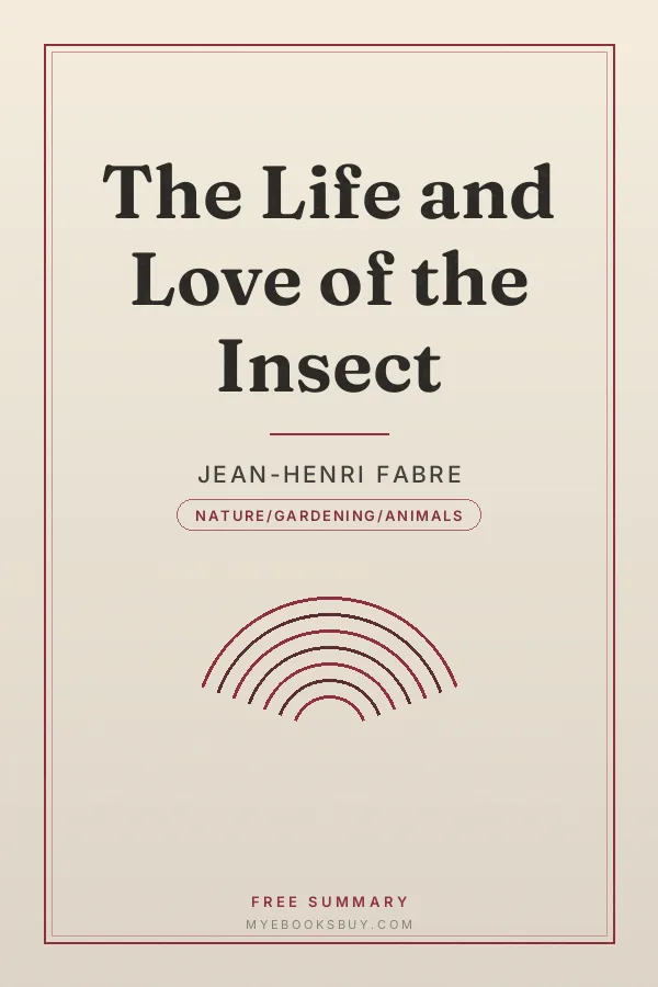 Cover of The Life and Love of the Insect