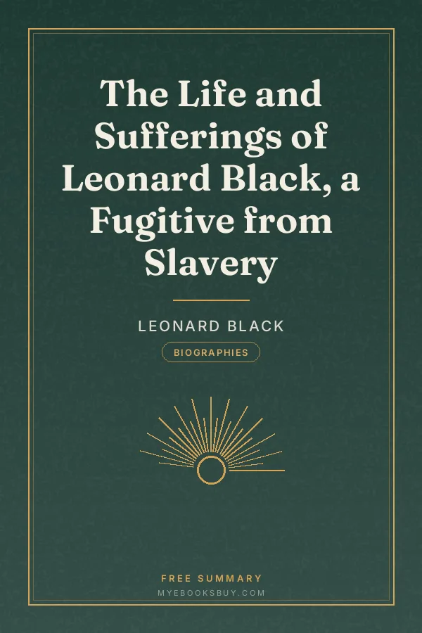Cover of The Life and Sufferings of Leonard Black, a Fugitive from Slavery