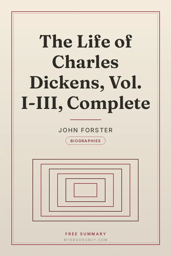 Cover of The Life of Charles Dickens, Vol. I-III, Complete