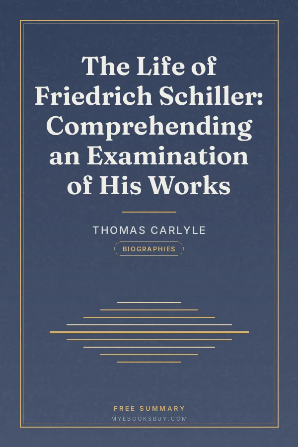 Cover of The Life of Friedrich Schiller: Comprehending an Examination of His Works