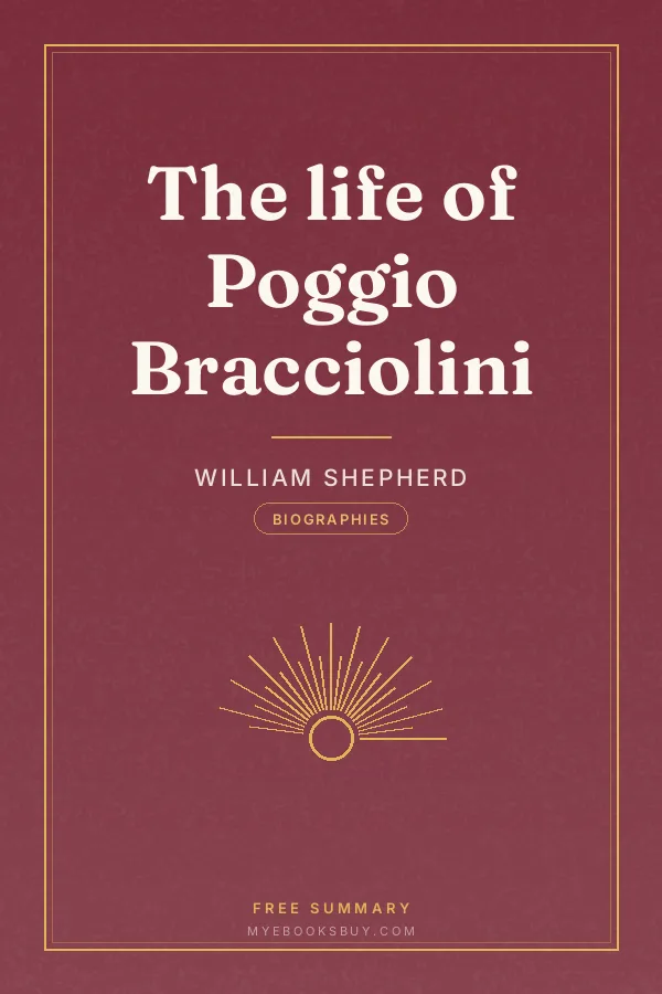 Cover of The life of Poggio Bracciolini