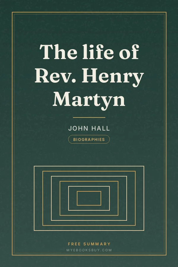 Cover of The life of Rev. Henry Martyn