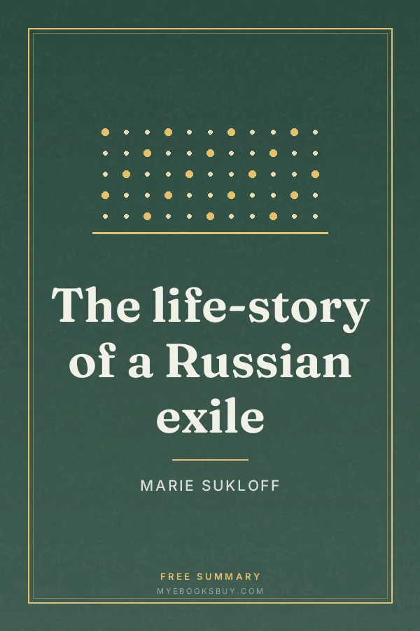 Cover of The life-story of a Russian exile