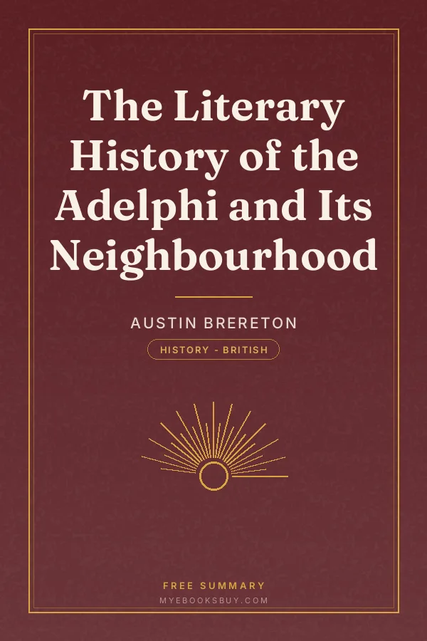 Cover of The Literary History of the Adelphi and Its Neighbourhood