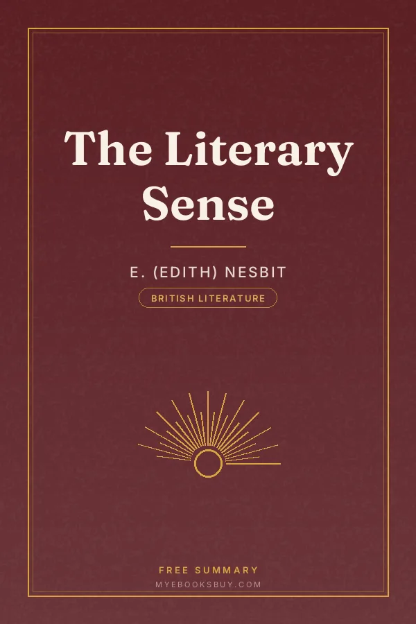 Cover of The Literary Sense