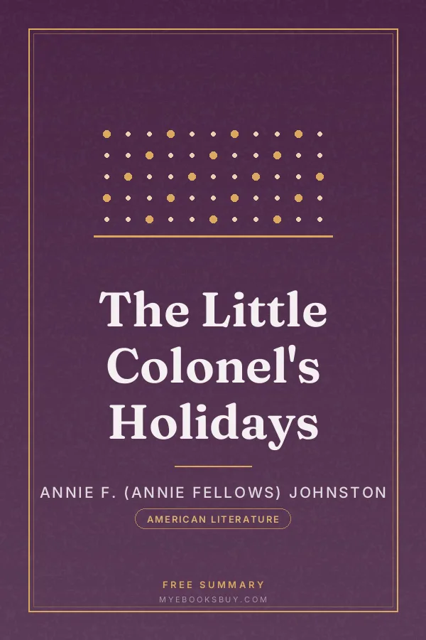 Cover of The Little Colonel's Holidays