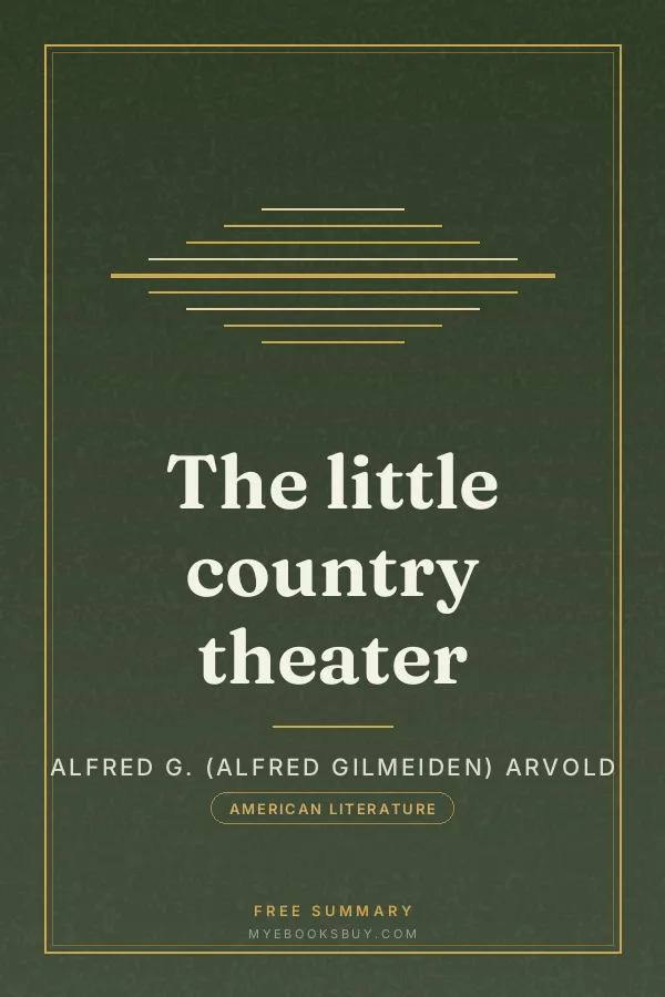 Cover of The little country theater