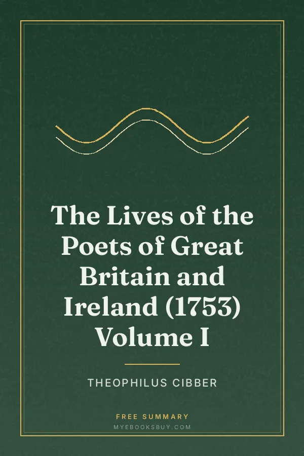 Cover of The Lives of the Poets of Great Britain and Ireland (1753) Volume I