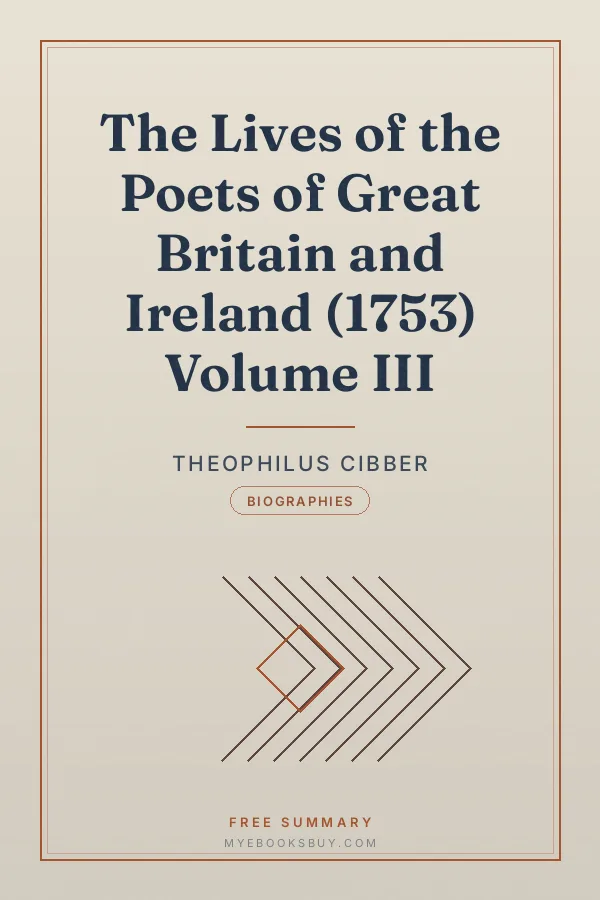 Cover of The Lives of the Poets of Great Britain and Ireland (1753) Volume III