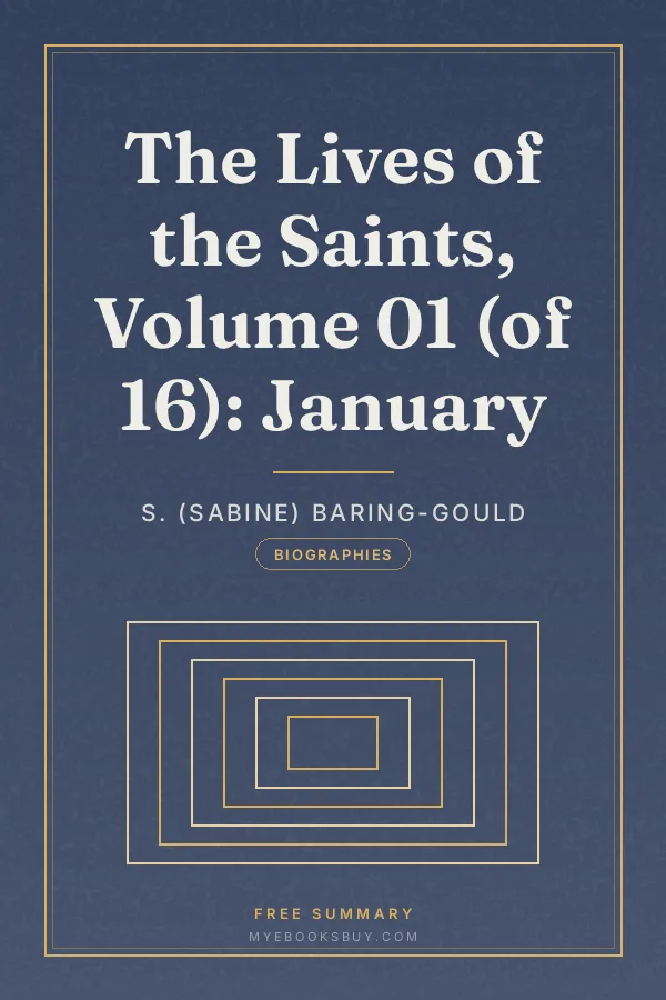 Cover of The Lives of the Saints, Volume 01 (of 16): January