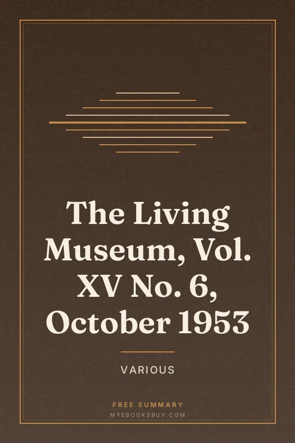 Cover of The Living Museum, Vol. XV No. 6, October 1953