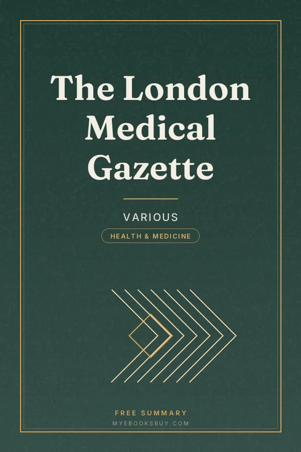 Cover of The London Medical Gazette