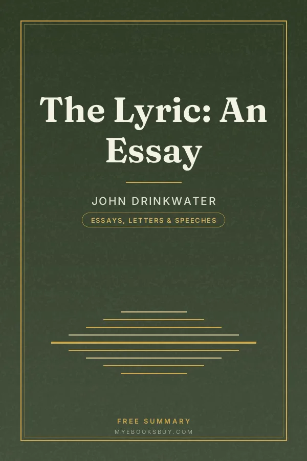 Cover of The Lyric: An Essay
