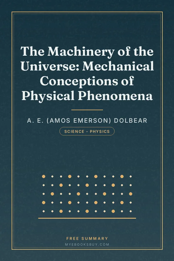Cover of The Machinery of the Universe: Mechanical Conceptions of Physical Phenomena