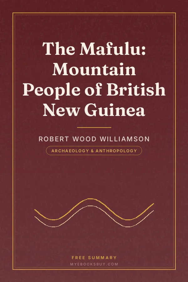 Cover of The Mafulu: Mountain People of British New Guinea