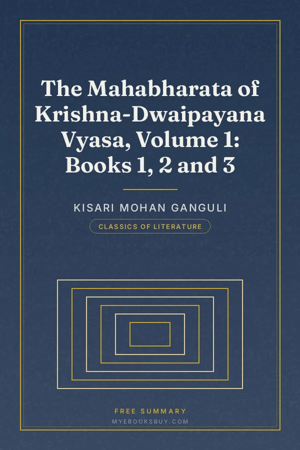 Cover of The Mahabharata of Krishna-Dwaipayana Vyasa, Volume 1: Books 1, 2 and 3
