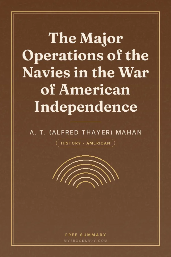 Cover of The Major Operations of the Navies in the War of American Independence