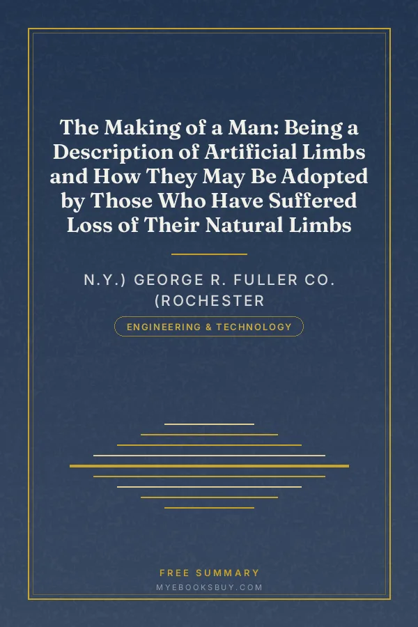 Cover of The Making of a Man: Being a Description of Artificial Limbs and How They May Be Adopted by Those Who Have Suffered Loss of Their Natural Limbs