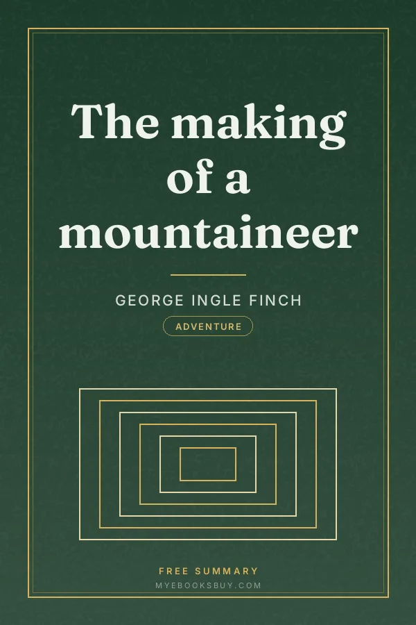 Cover of The making of a mountaineer