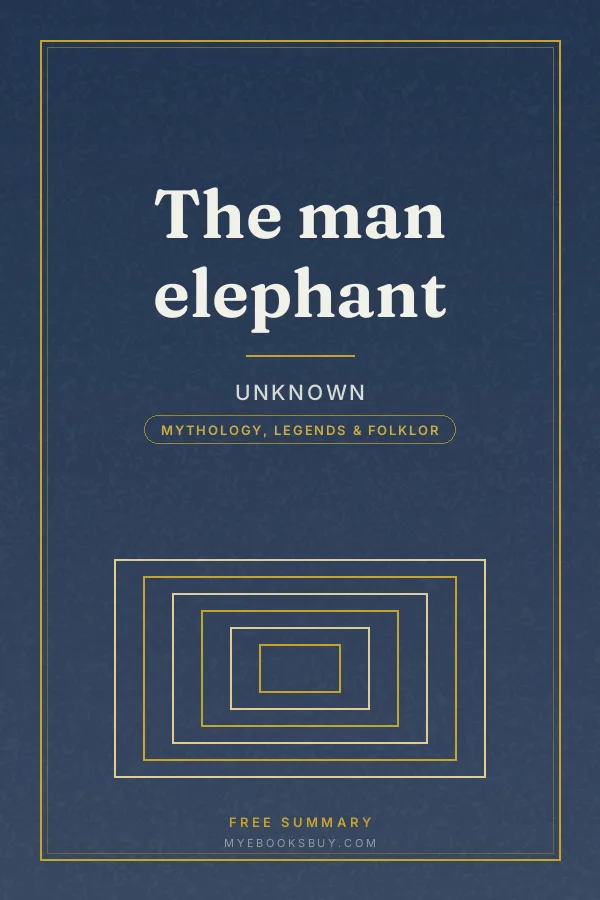 Cover of The man elephant