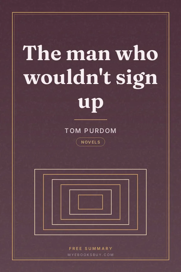 Cover of The man who wouldn't sign up