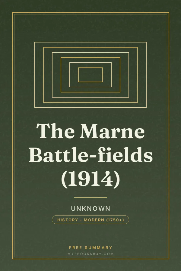 Cover of The Marne Battle-fields (1914)