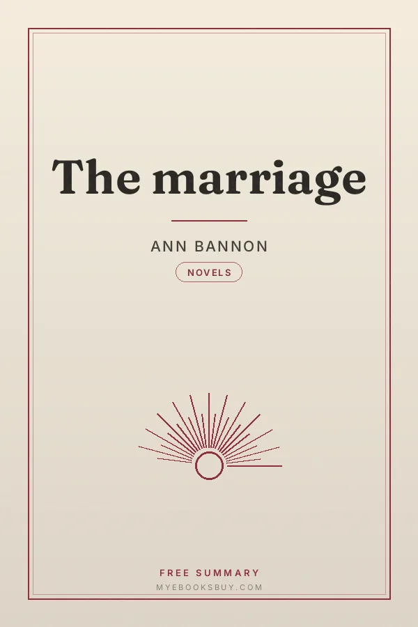 Cover of The marriage