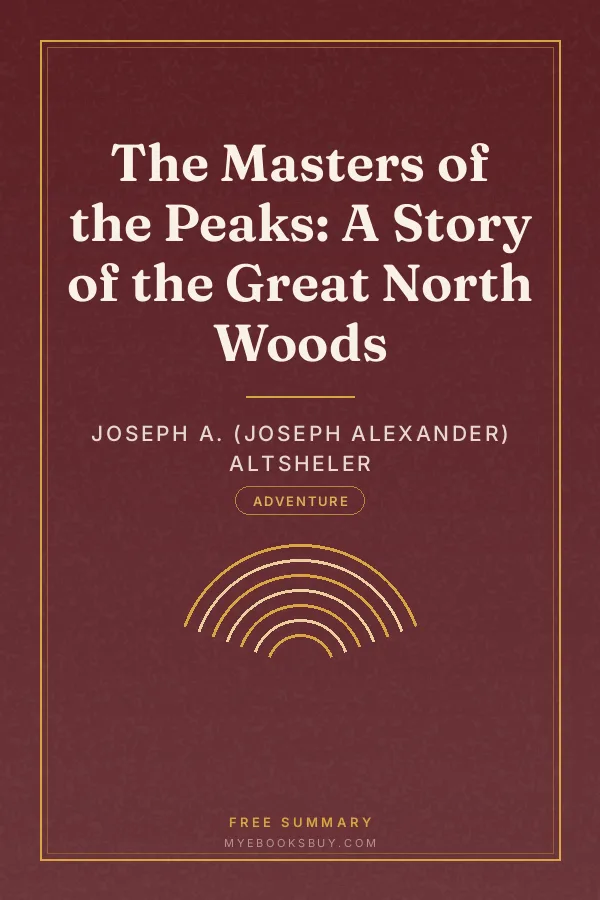 Cover of The Masters of the Peaks: A Story of the Great North Woods