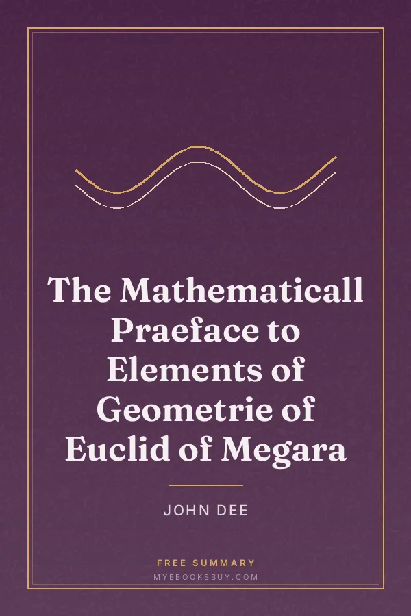 Cover of The Mathematicall Praeface to Elements of Geometrie of Euclid of Megara