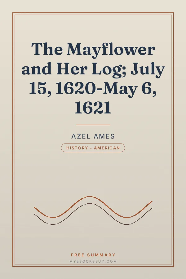 Cover of The Mayflower and Her Log; July 15, 1620-May 6, 1621