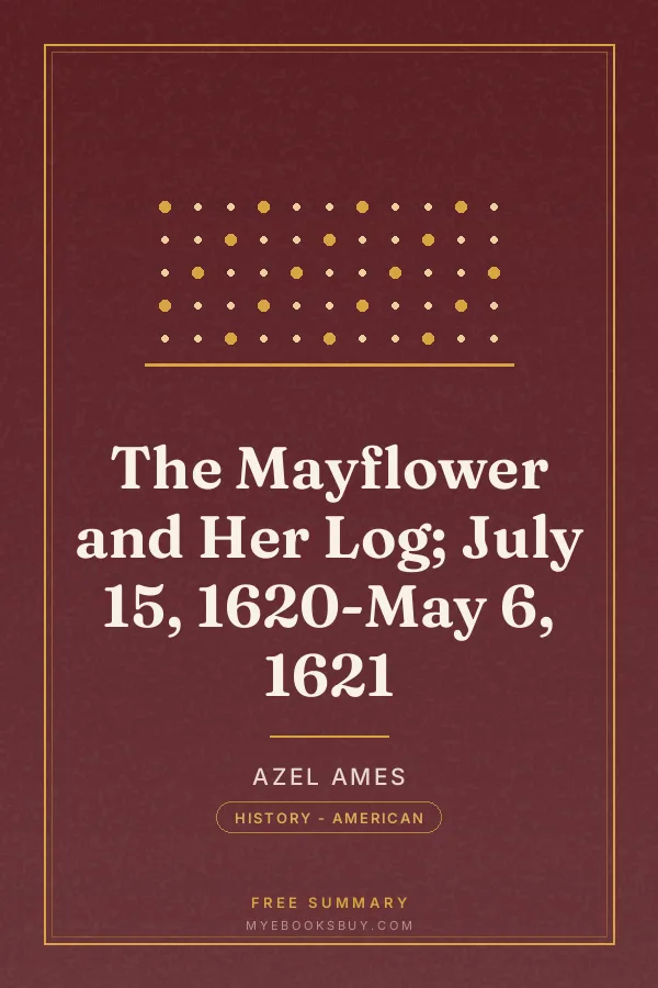 Cover of The Mayflower and Her Log; July 15, 1620-May 6, 1621