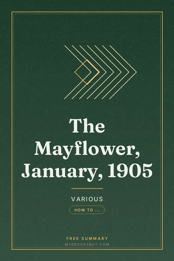 Cover of The Mayflower, January, 1905