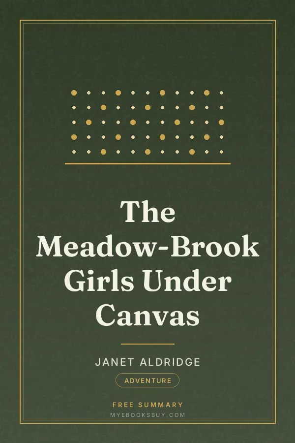 Cover of The Meadow-Brook Girls Under Canvas