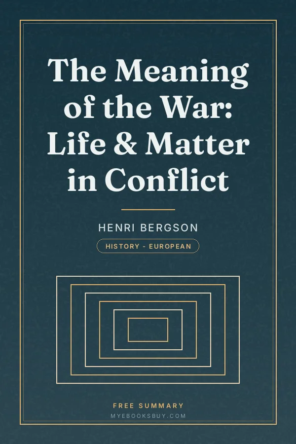 Cover of The Meaning of the War: Life & Matter in Conflict