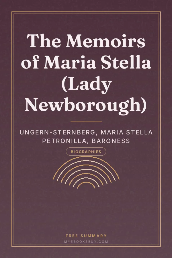Cover of The Memoirs of Maria Stella (Lady Newborough)