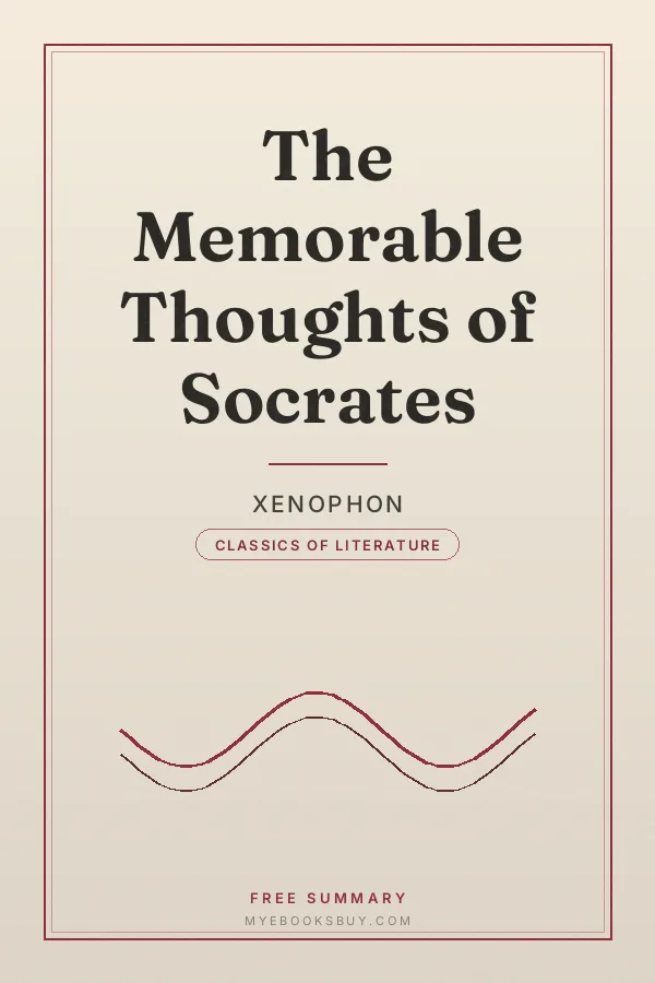 Cover of The Memorable Thoughts of Socrates